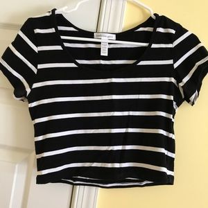Striped crop top